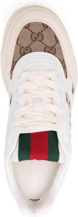 Gucci Re-Web panelled sneakers White