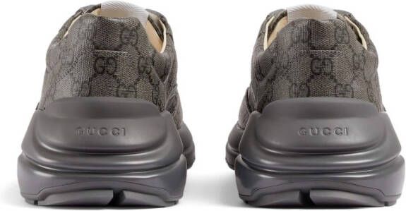 Gucci Rhyton lace-up sneakers Grey