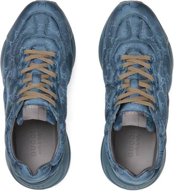 Gucci Rhyton lace-up sneakers Blue