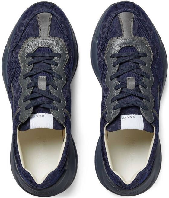 Gucci Rhyton lace-up sneakers Blue