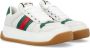Gucci Screener lace-up leather sneakers White - Thumbnail 2