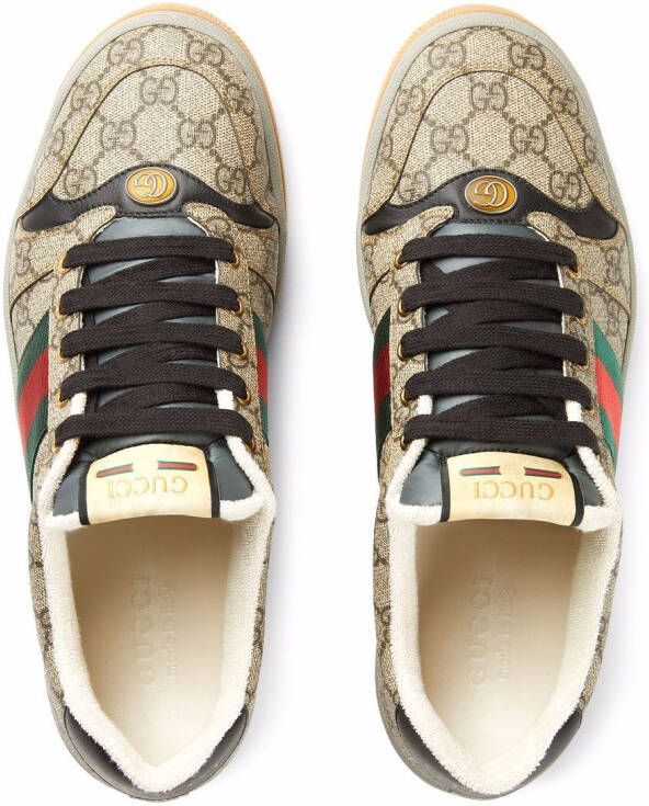 Gucci Screener canvas sneakers Neutrals