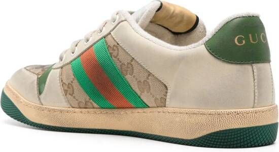 Gucci Screener leather sneakers Neutrals
