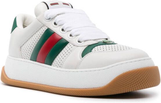 Gucci Screener leather sneakers White