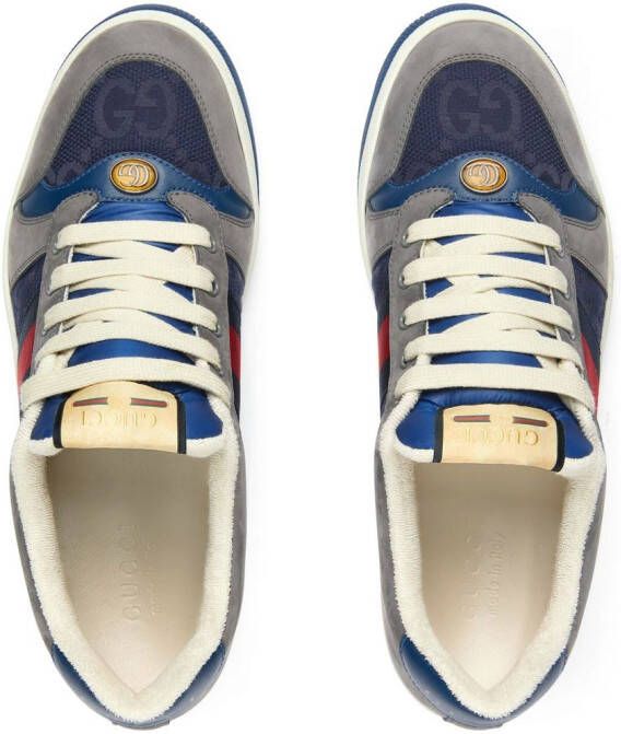 Gucci Screener lace-up sneakers Grey