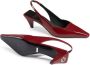 Gucci slingback leather pumps Red - Thumbnail 5