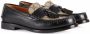 Gucci tassel-detail GG canvas loafers Black - Thumbnail 2