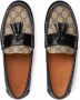 Gucci tassel-detail GG canvas loafers Black - Thumbnail 4