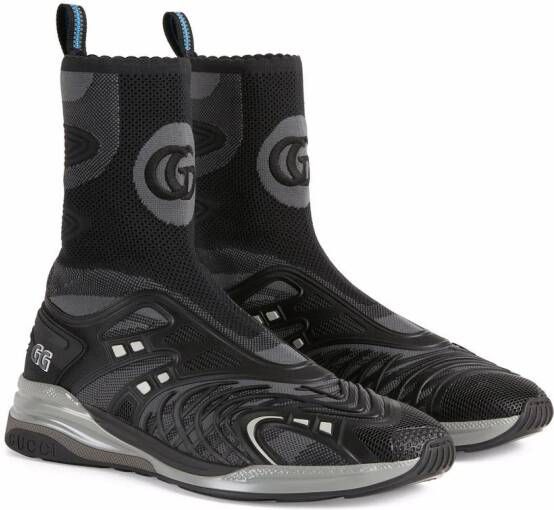 Gucci Ultrapace sock-style sneakers Black