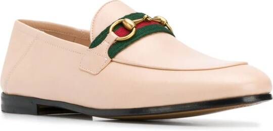 Gucci Web detail loafers Neutrals