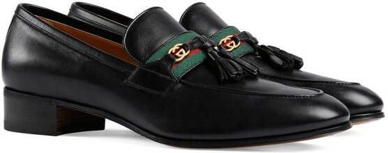 Gucci tassel-detail loafers Black