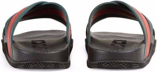 Gucci Web slide sandals Red