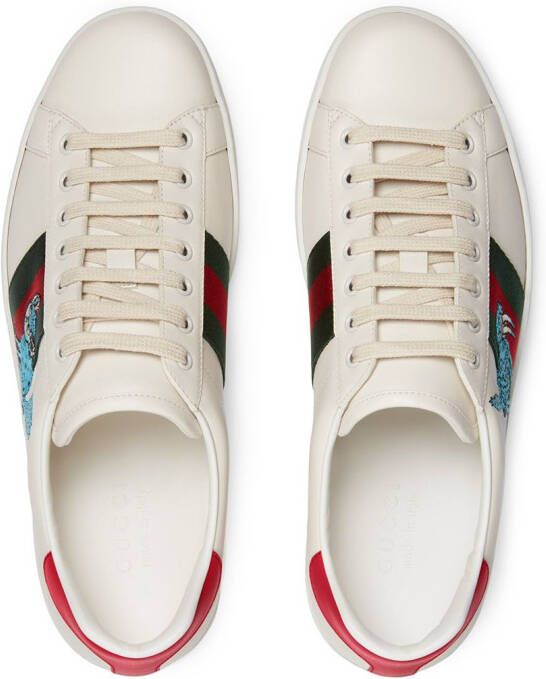 Gucci x Freya Hartas Ace low-top sneakers White