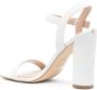 GUESS USA Alibi 105mm faux-leather sandals White - Thumbnail 3