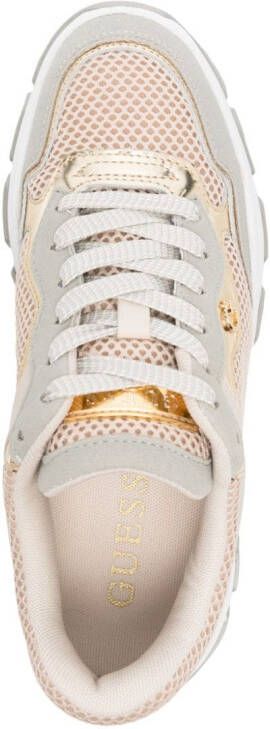 GUESS USA Brecky chunky mesh sneakers Neutrals