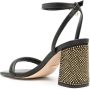 GUESS USA Gelectra 95mm leather sandals Black - Thumbnail 3