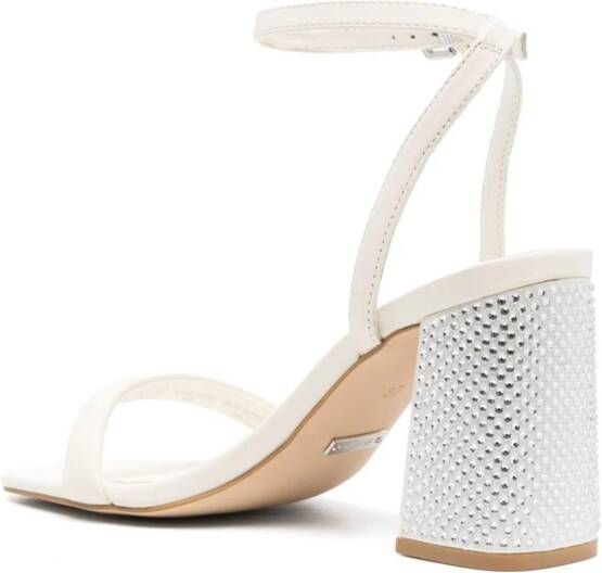 GUESS USA Gelectra 95mm leather sandals Neutrals
