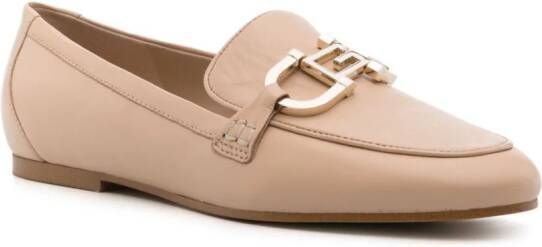 GUESS USA Isaac leather loafers Neutrals