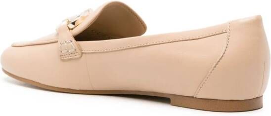 GUESS USA Isaac leather loafers Neutrals