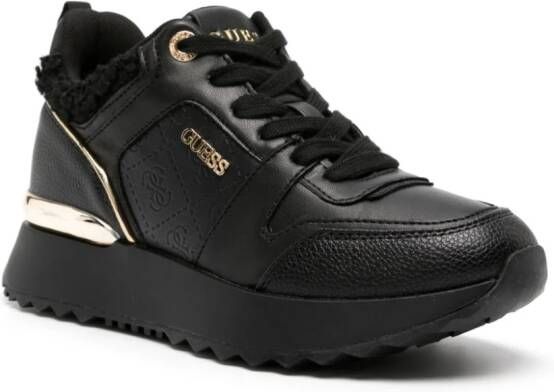 GUESS USA Kaddy2 hardware-detail sneakers Black