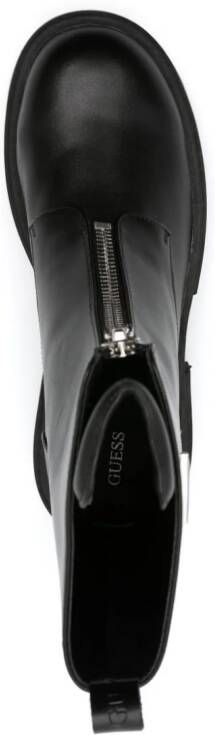 GUESS USA Leila logo-plaque boots Black