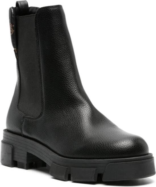 GUESS USA Madla logo-plaque boots Black
