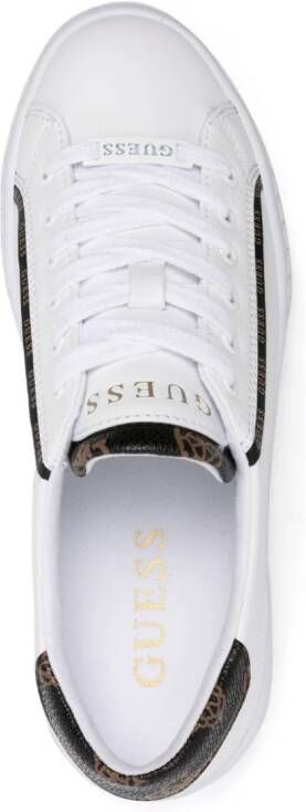 GUESS USA Pardie logo-trim sneakers White