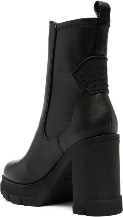 GUESS USA Xeno platform leather boots Black