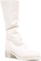 Guidi 40mm zip-fastening leather boots White - Thumbnail 2