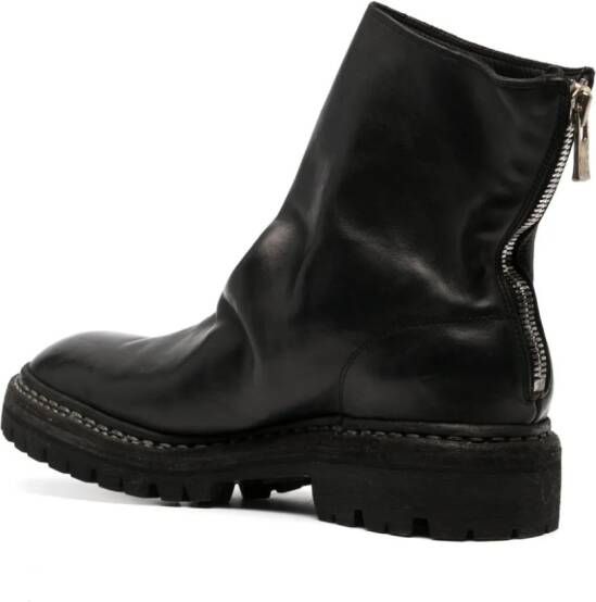 Guidi 45mm leather ankle boots Black