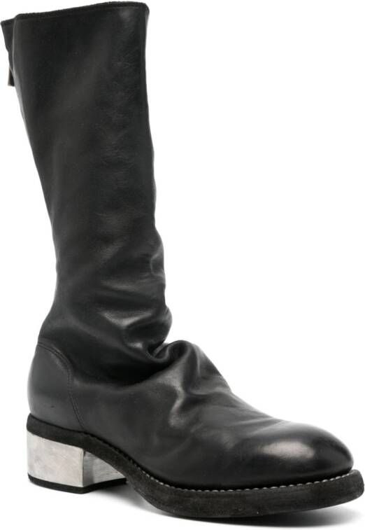 Guidi 45mm leather boots Black