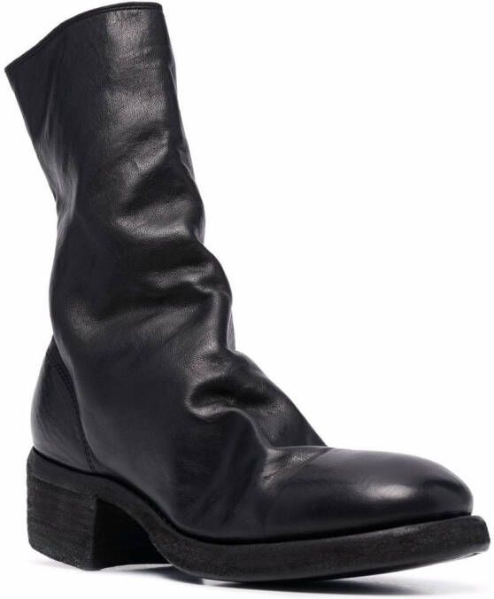 Guidi 788z Back Zip Mid boots Black