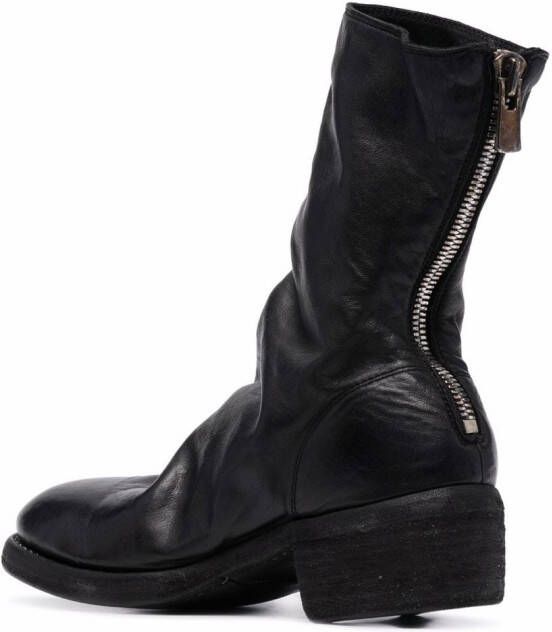 Guidi 788z Back Zip Mid boots Black