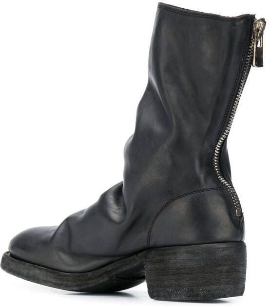 Guidi 788z Back Zip Mid boots Black