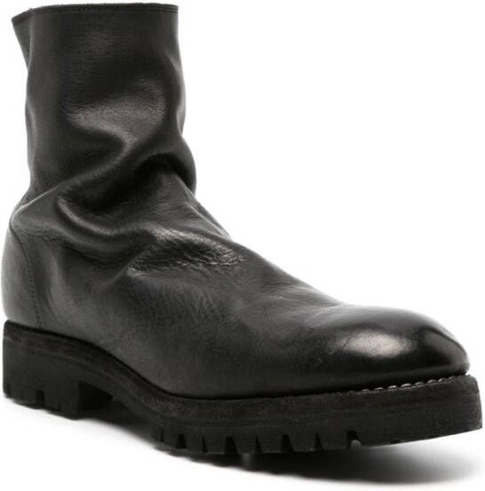 Guidi 796LV leather ankle boots Black