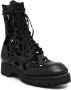 Guidi cut-out lace-up boots Black - Thumbnail 2