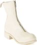 Guidi front-zip ankle boots White - Thumbnail 2