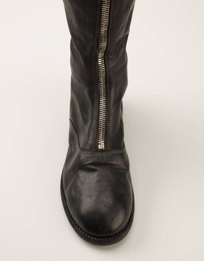 Guidi front zip boots Black