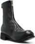 Guidi front-zip leather boots Black - Thumbnail 2