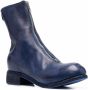 Guidi front-zip round-toe boots Blue - Thumbnail 2