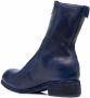 Guidi front-zip round-toe boots Blue - Thumbnail 3