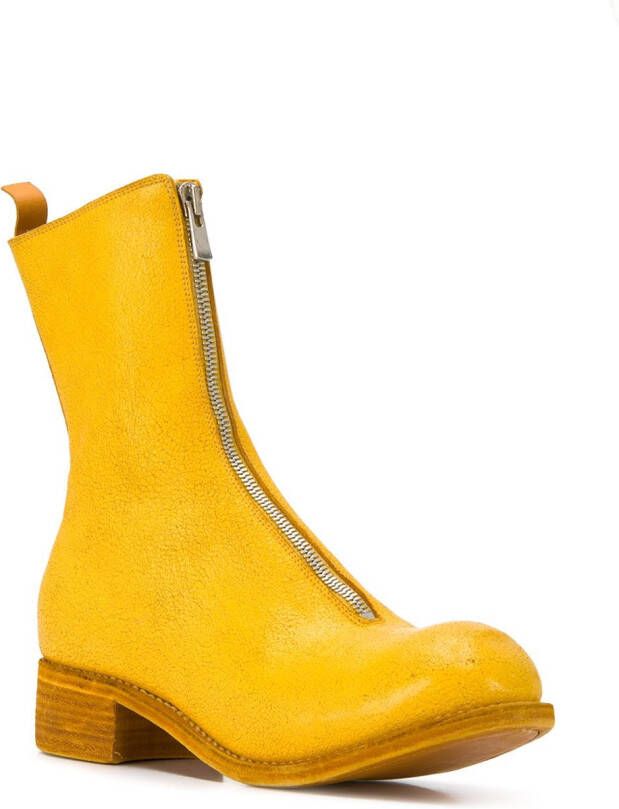 Guidi high ankle boots Yellow