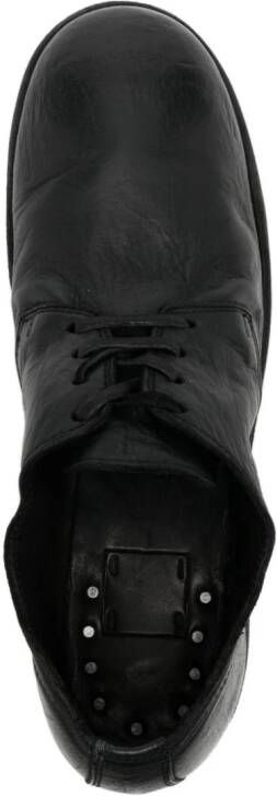Guidi horse-leather Derby shoes Black