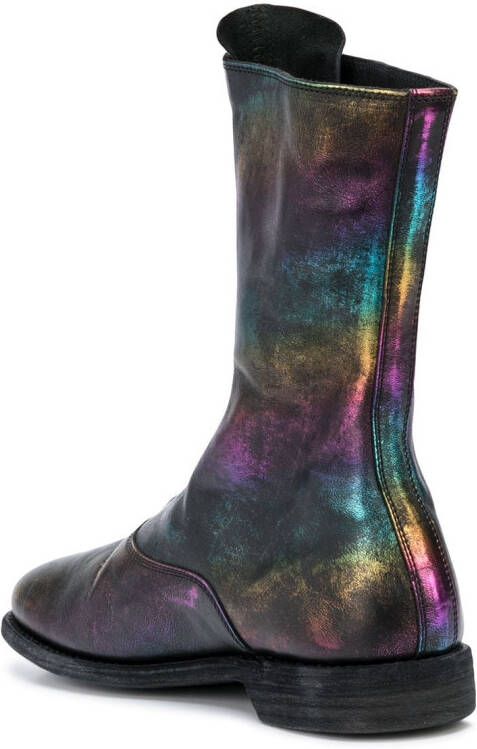 Guidi iridesdent ankle boots Multicolour