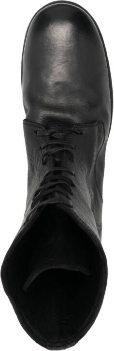 Guidi lace-front ankle boots Black