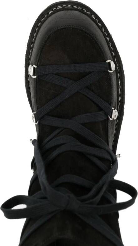Guidi lace-up ankle boots Black