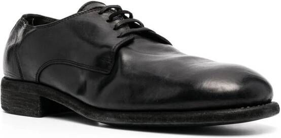 Guidi lace-up derby shoes Black