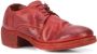 Guidi lace-up heeled shoes Red - Thumbnail 2