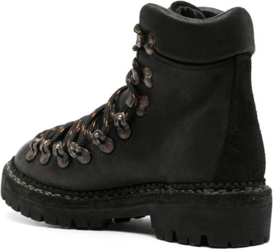 Guidi lace-up leather boots Black