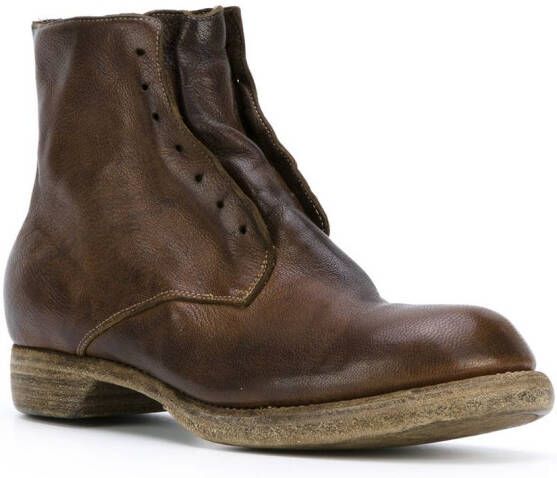 Guidi laceless boots Brown